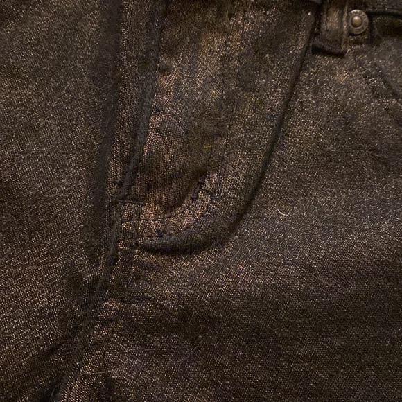 Brown glittery skinny jeans - Picture 2 of 2